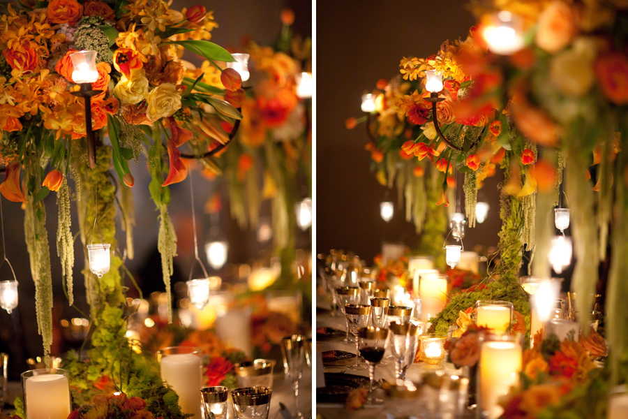  in these centerpieces not only makes them perfect for a Fall wedding 